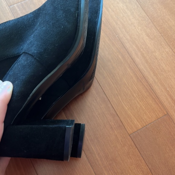 Marc Fisher Charlotte Over the Knee Boot Black Suede - Picture 5 of 6